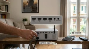 Porte HDMI, USB e connettivita WiFi per collegare smartphone a un videoproiettore sotto 300 euro 

