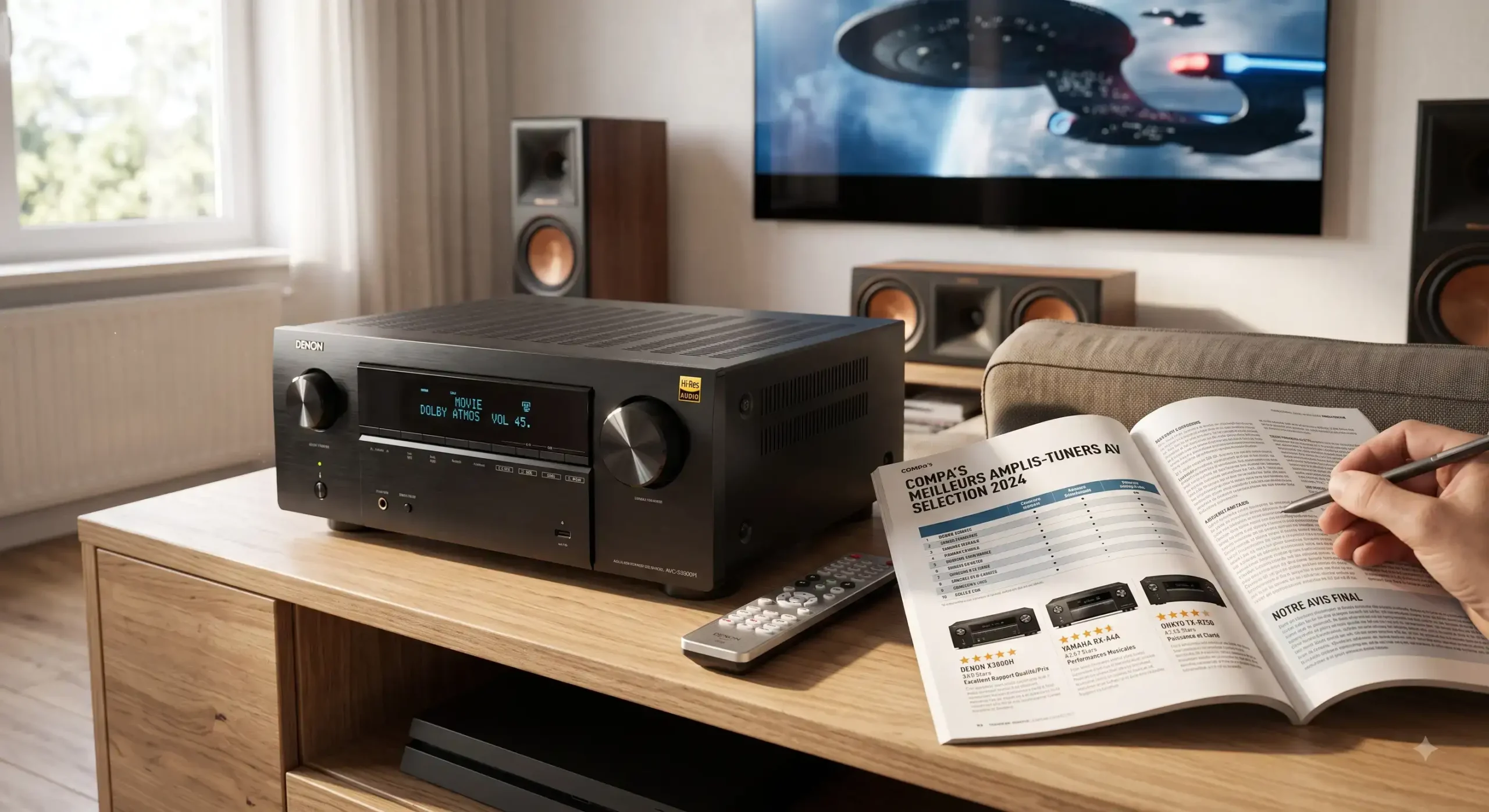 Comparatif et avis sur les meilleurs ampli tuner av avis pour le home cinéma. ampli tuner av avis