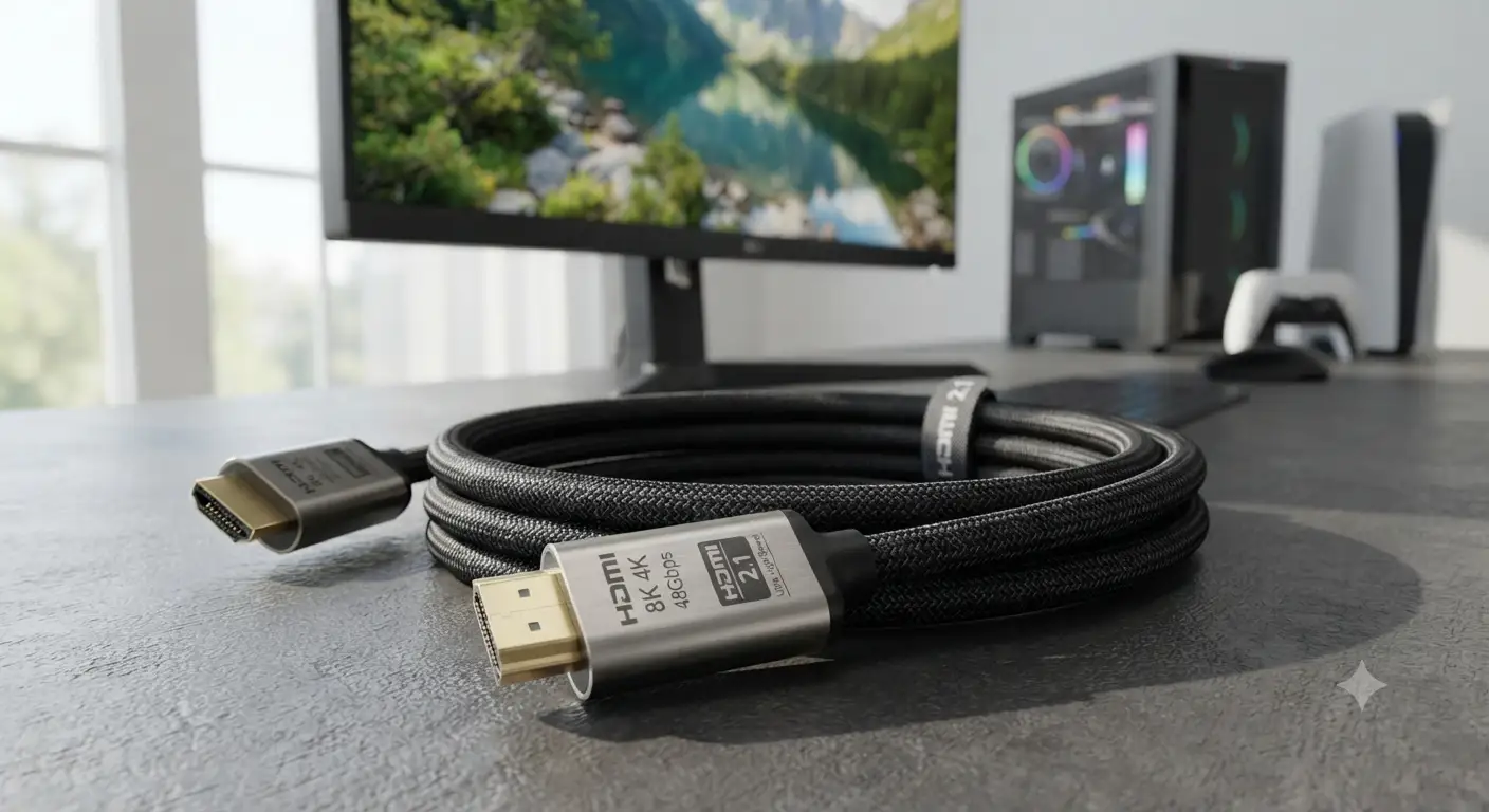 Cavo HDMI 2.1 ad alta velocita per risoluzioni 8K e gaming avanzato